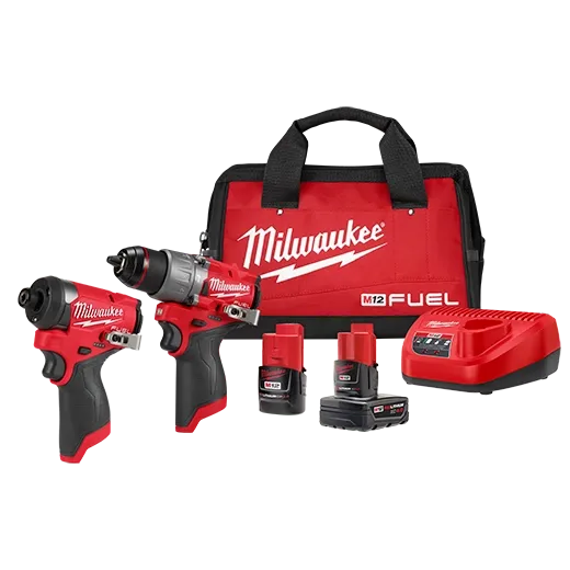 KIT TALADRO Y DESTORNILLADOR COMPACTO M12 MILWAUKEE