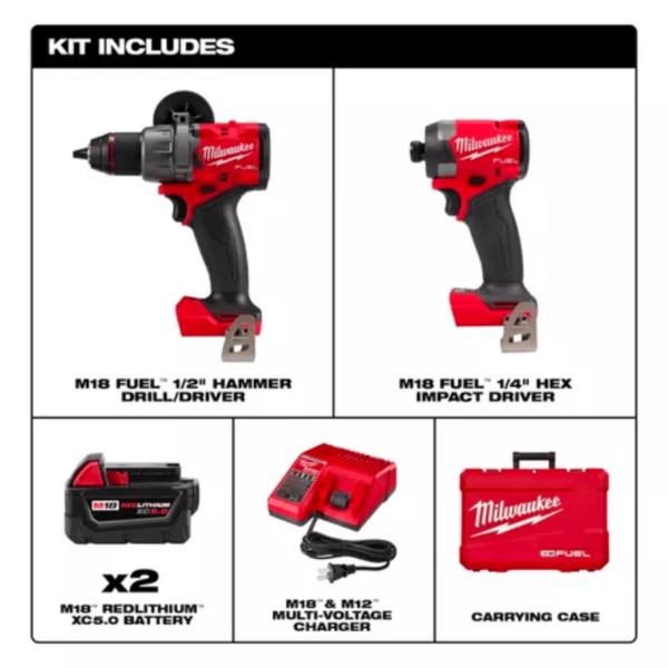 KIT TALADRO Y DESTORNILLADOR M18