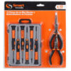 JUEGO DE ALICATES Y DESNTORNILLADORES ELECTRICISTA 10 PZS. SMART TOOLS