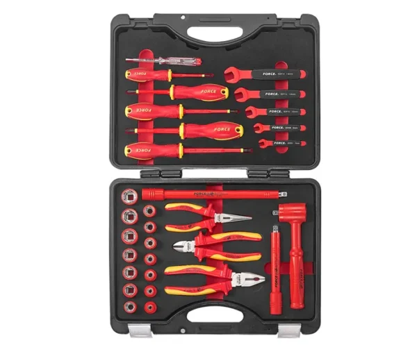 JUEGO HERRAMIENTAS AISLADAS Ø 3/8" DE 31 PZS. FORCE