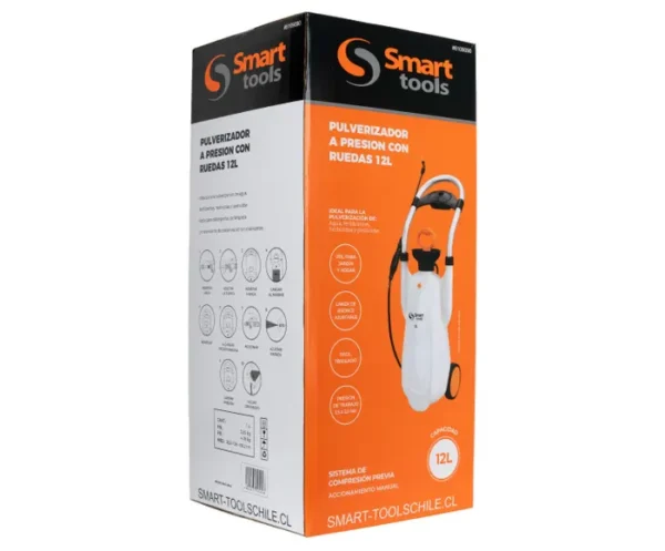 6109090_4 PULVERIZADOR A PRESIÓN CON RUEDAS 12L SMART TOOLS