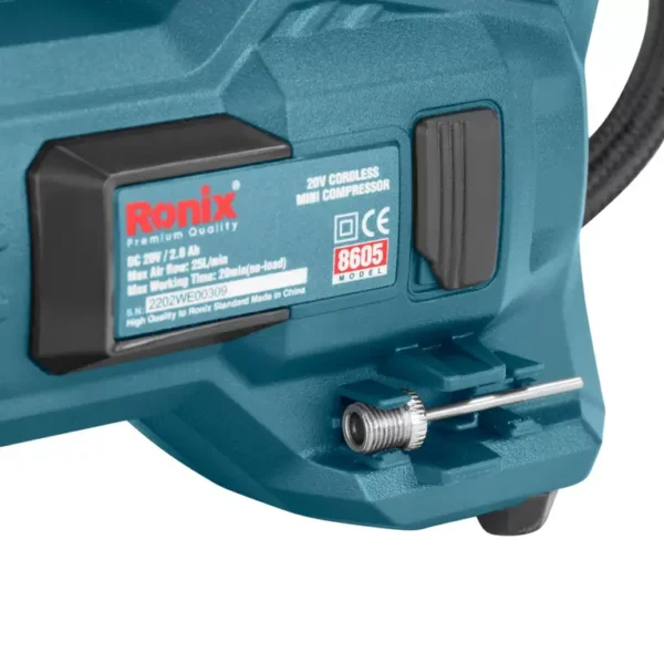 MINI COMPRESOR AIRE DIGITAL RONIX 8605