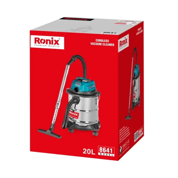 ASPIRADORA INALÁMBRICA RONIX 8641 20V 150W 20L