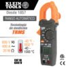 MULTÍMETRO DIGITAL DE GANCHO DE RANGO AUTOMÁTICO DE 400 A CA CON MEDIDOR DE TEMPERATURA