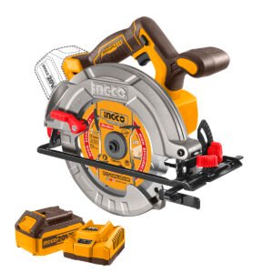 CSLI18513_1 SIERRA CIRCULAR BL + BAT 5AH Y CARGADOR INDUSTRIAL 7 1/4" 20V/185MM INGCO